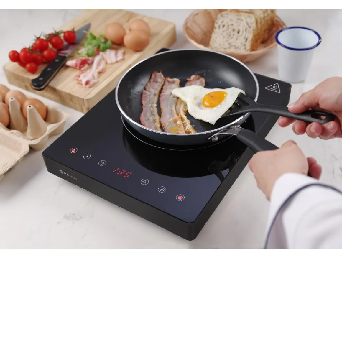 Hendi Inductiekookplaat 2000W Kitchen Line