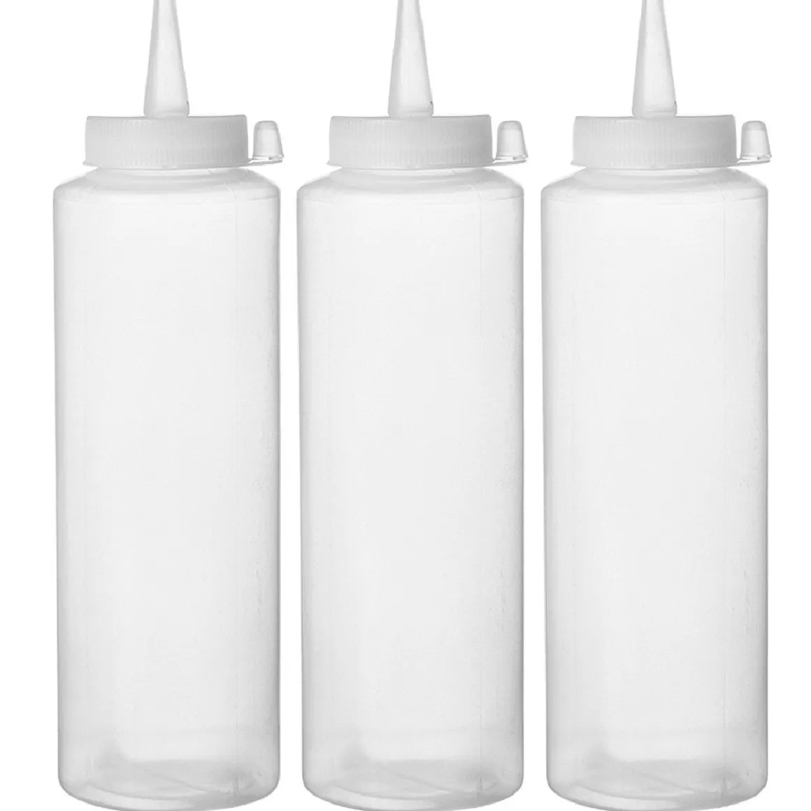 Hendi Knijpfles Transparant 35cl Set/3