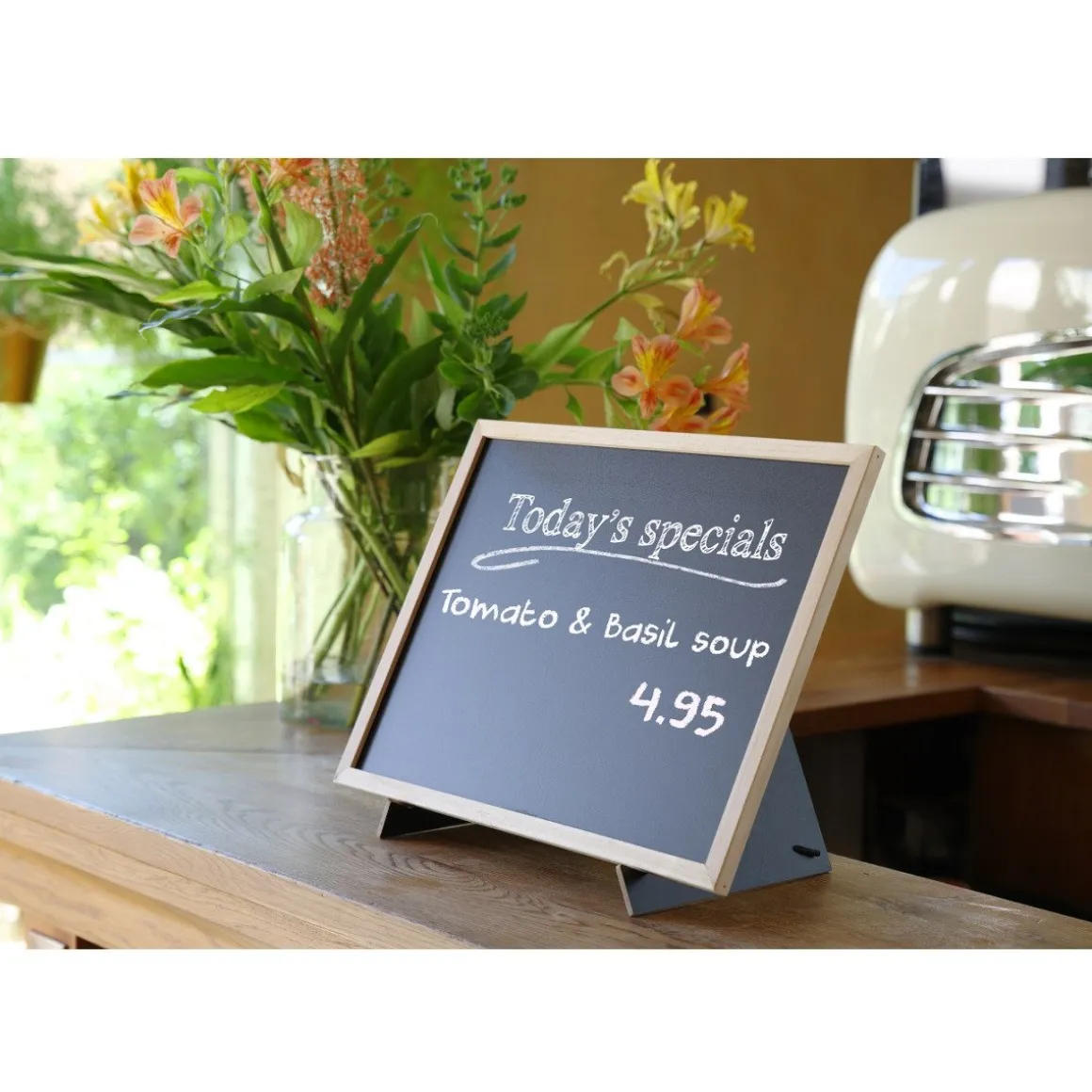 Hendi Krijtbord met Standaard 30x40cm