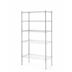 Hendi Opbergrek met 5 schappen Chroom