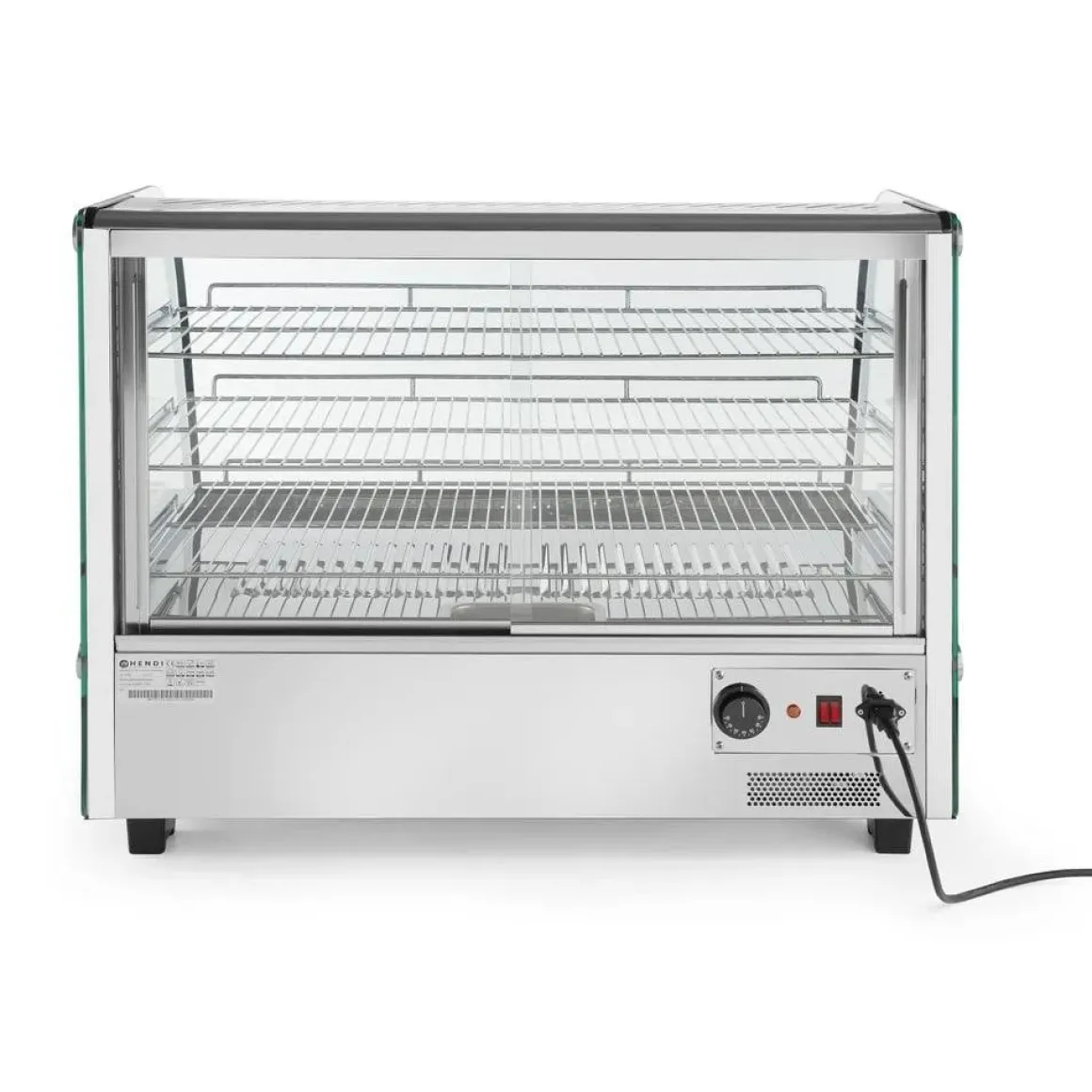 Hendi Opzet warmhoudvitrine 160L