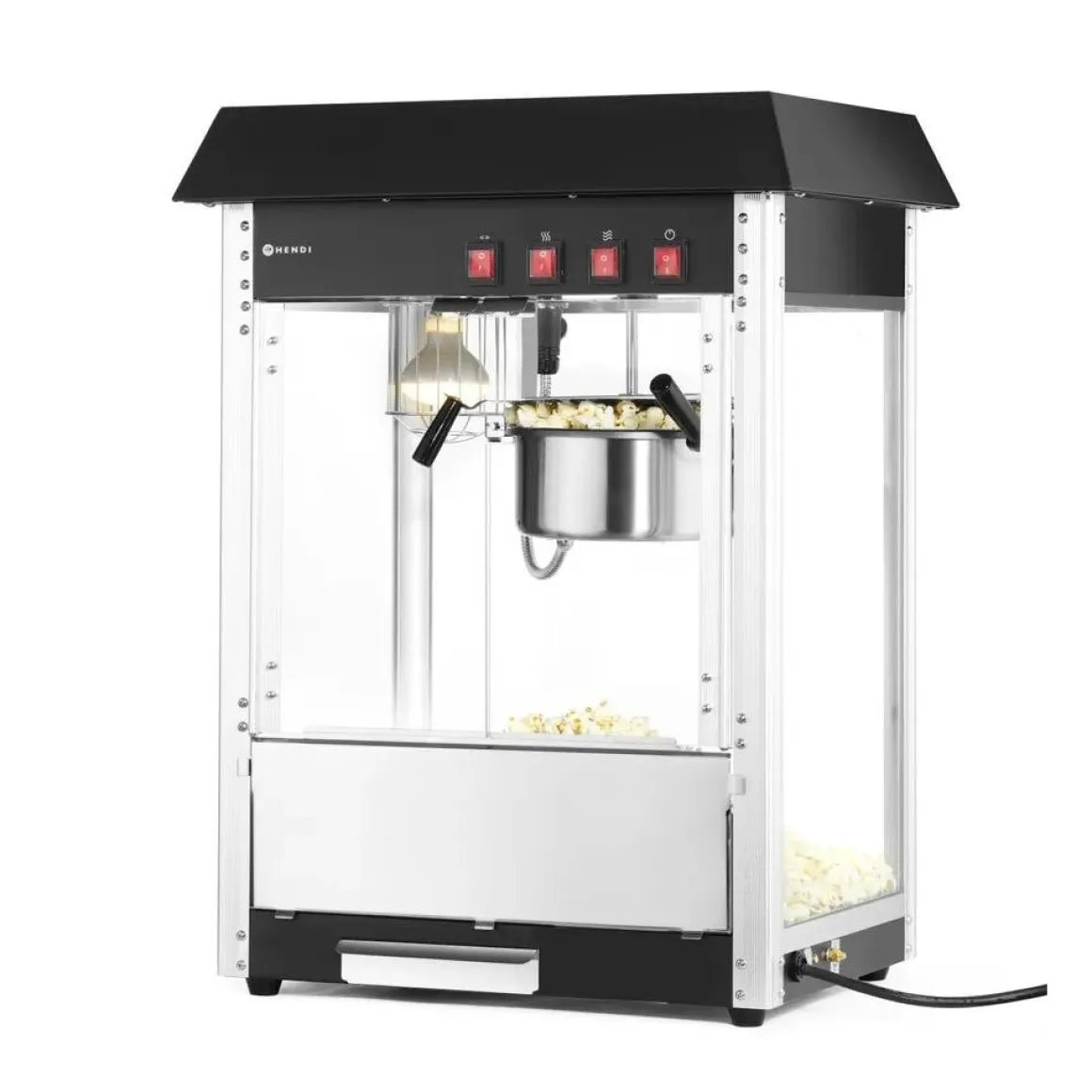 Hendi Popcornmachine Zwart