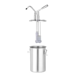 Hendi Sauspomp roestvast staal 4,5L