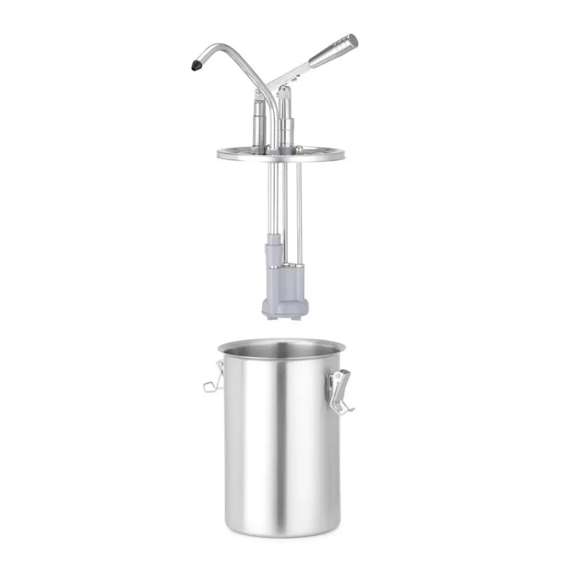 Hendi Sauspomp roestvast staal 4,5L
