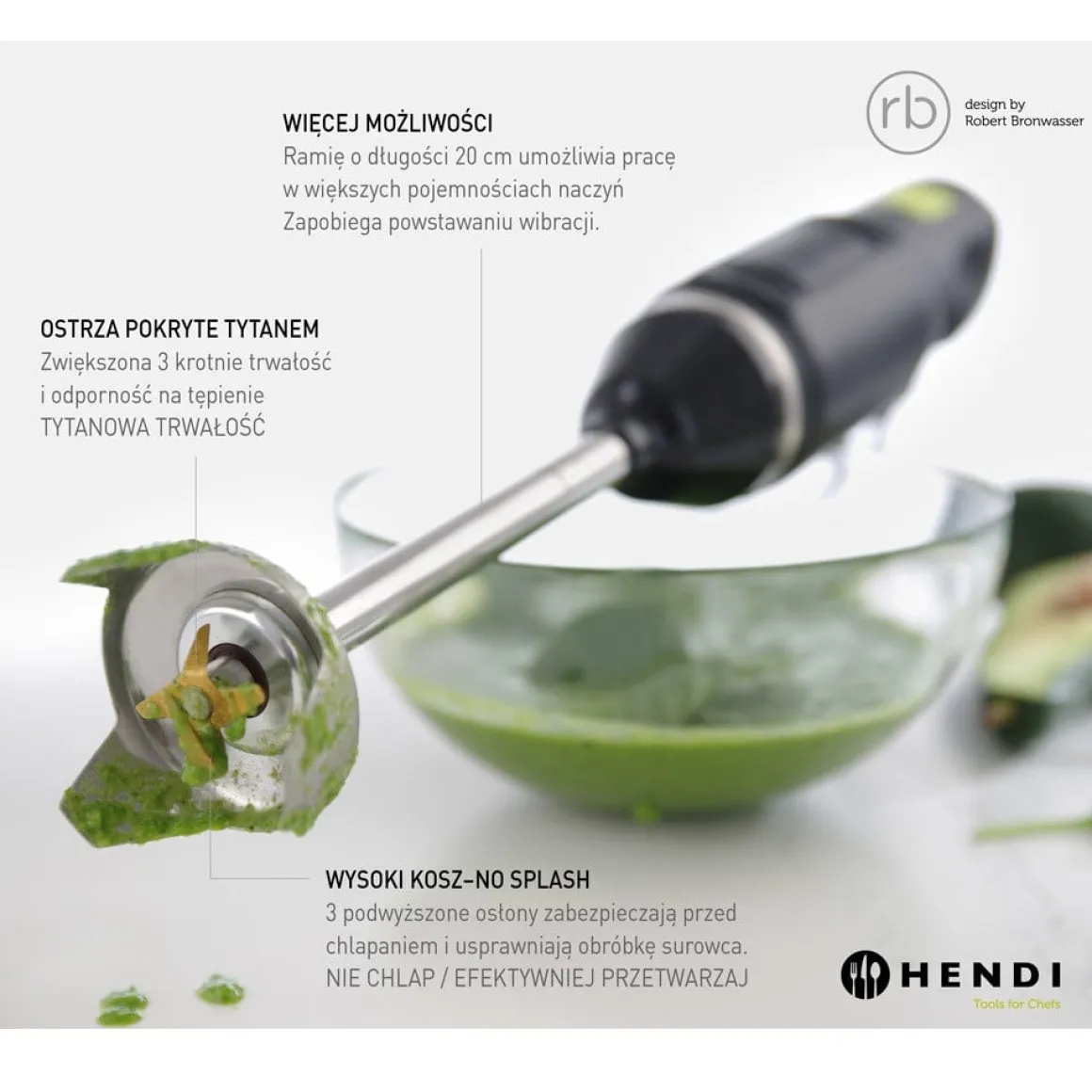 Hendi Staafmixer 250W