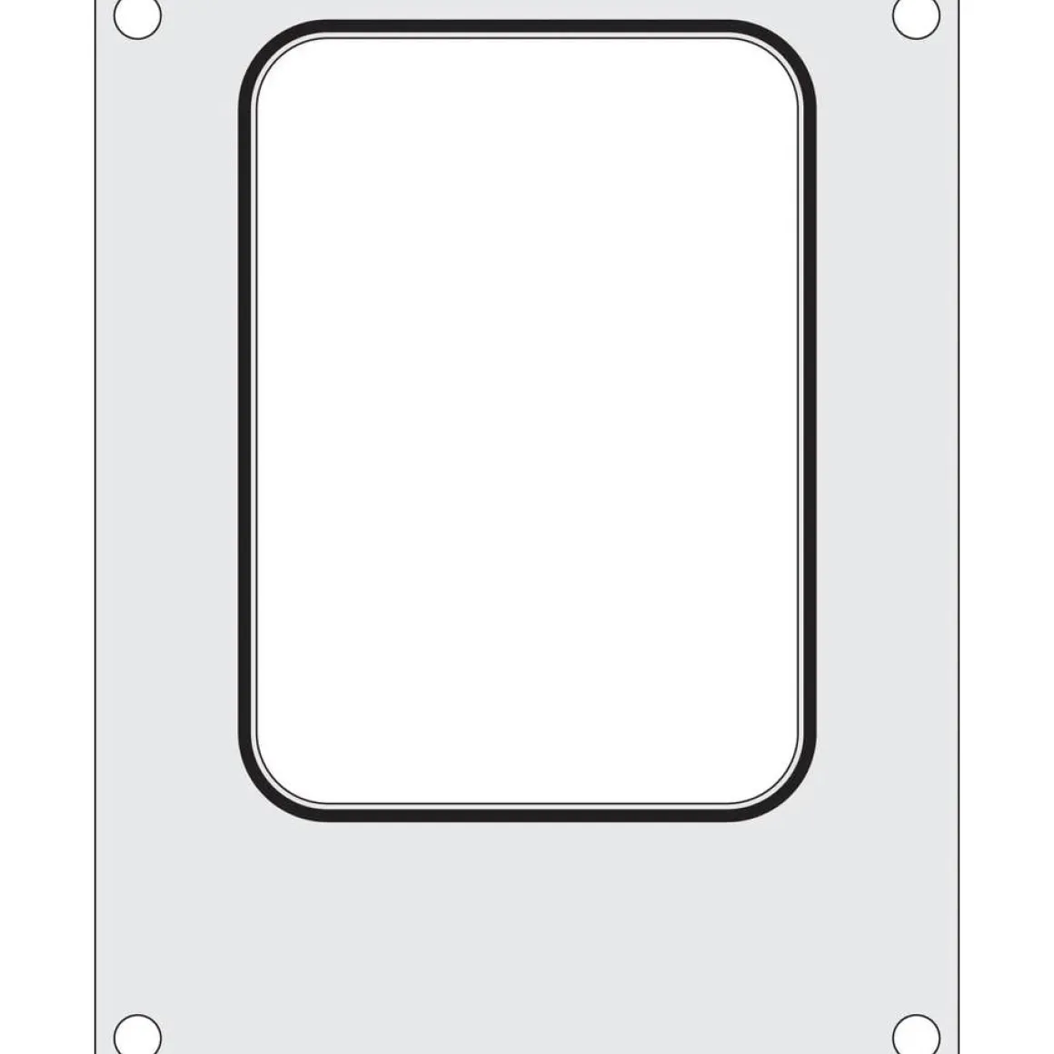 Hendi Traysealer matrix container 187x137 mm