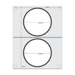 Hendi Traysealer matrix 2x soepcontainer ø115 mm