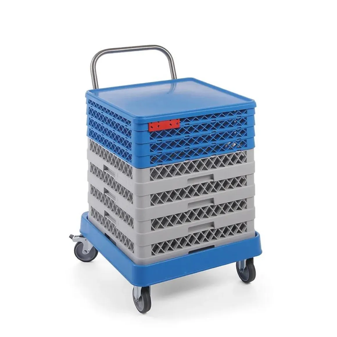 Hendi Trolley voor vaatwaskorven met handvat
