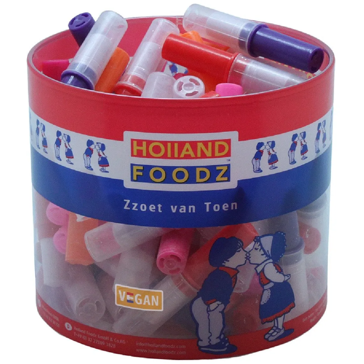 Holland Foodz Snoep Lipstick 60st
