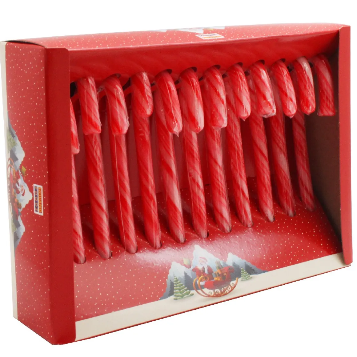 Holland Foodz Zuurstok Rood-Wit 12st.