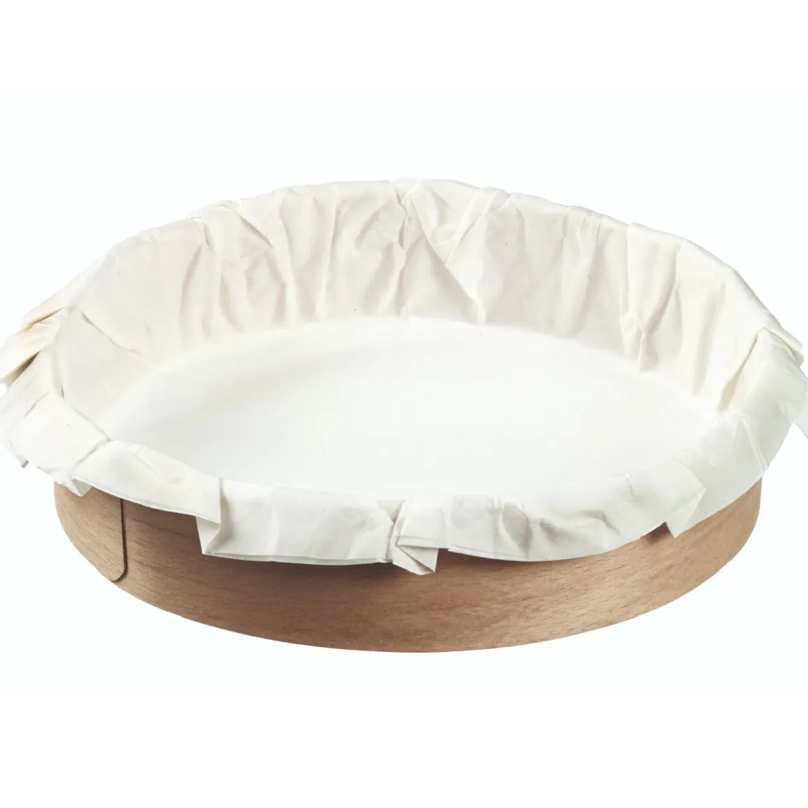 HoM Bakring Hout met Bakpapier Ø20x4cm 300st.