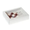 HoM Cupcake Doosje 24 MINI Wit (incl. tray met venster) 2st.