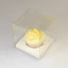HoM Cupcake Doosje 1 Transparant (incl. tray) 20st.