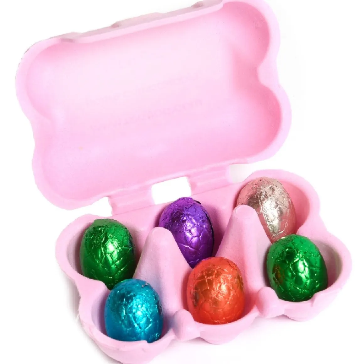 HoM Eierdoos Roze 6 Kwarteleieren 40st.