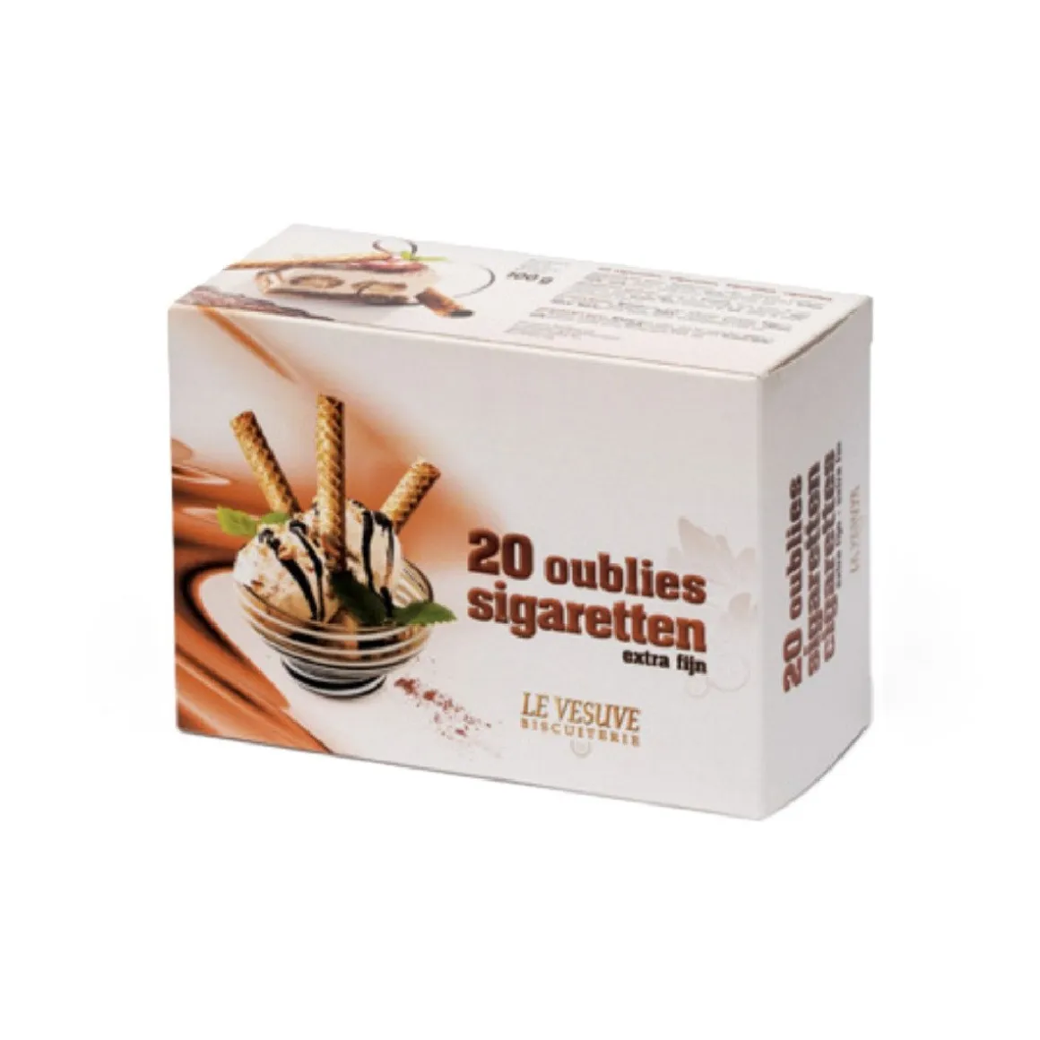 IJswafel Rolletje (Oublies Sigaretten) Ø16x120mm 20st.