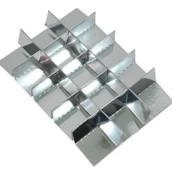 Interieur Chocoladeletterdoos 15-vaks Zilver 100st.