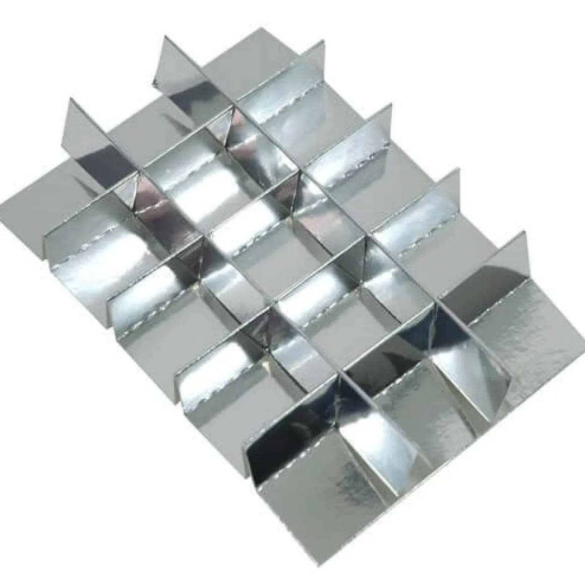 Interieur Chocoladeletterdoos 15-vaks Zilver 100st.