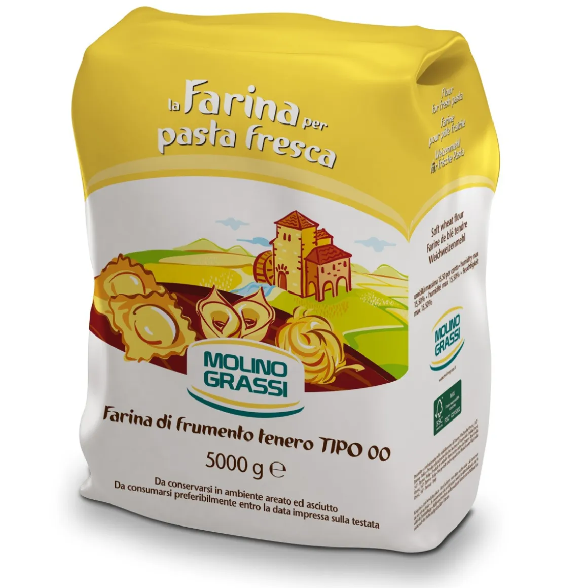 Italiaanse Bloem Farina Tipo 00 (Verse Pasta) 5kg