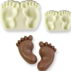JEM Pop it uitsteker/mal Baby feet (baby voetjes) set/2