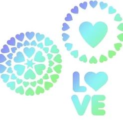 JEM Sjabloon Love Set/3