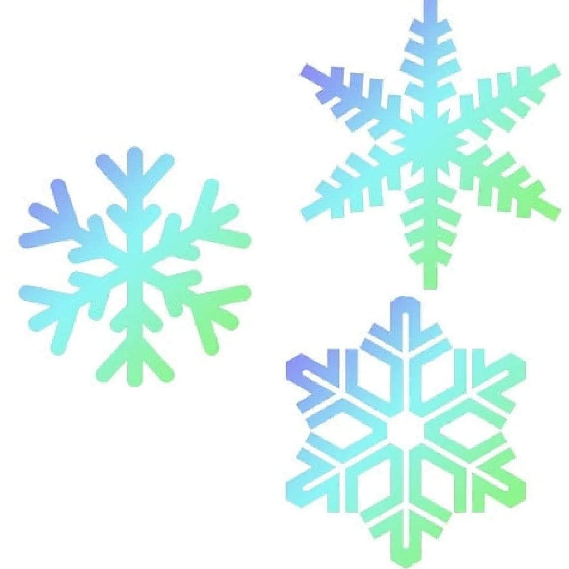 JEM Sjabloon Sneeuwvlokken Set/3