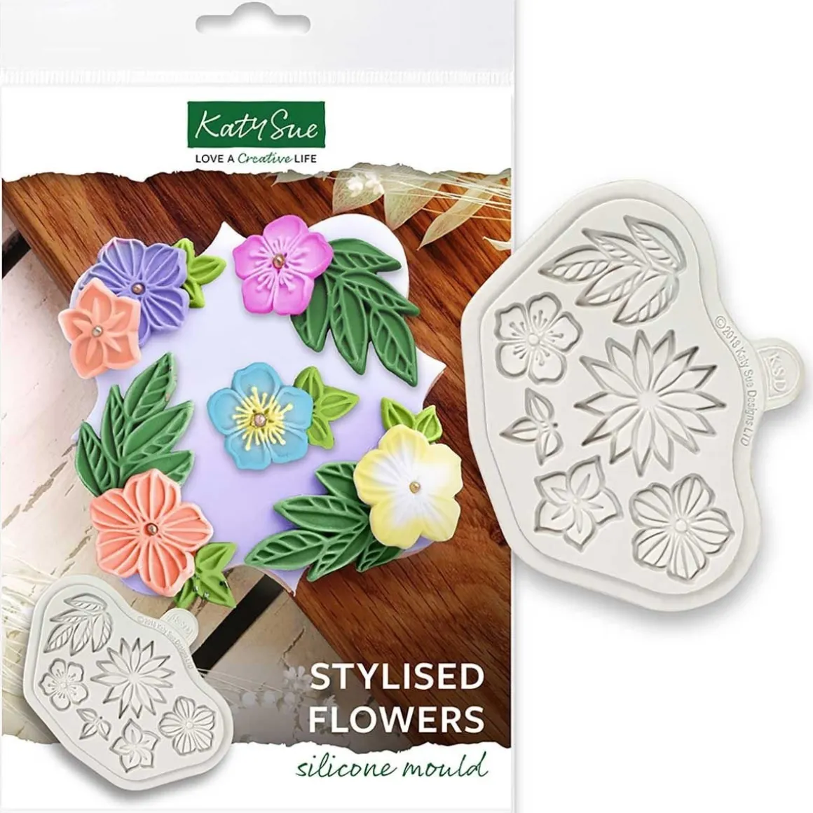 Katy Sue Mold Bloemen en Bladeren