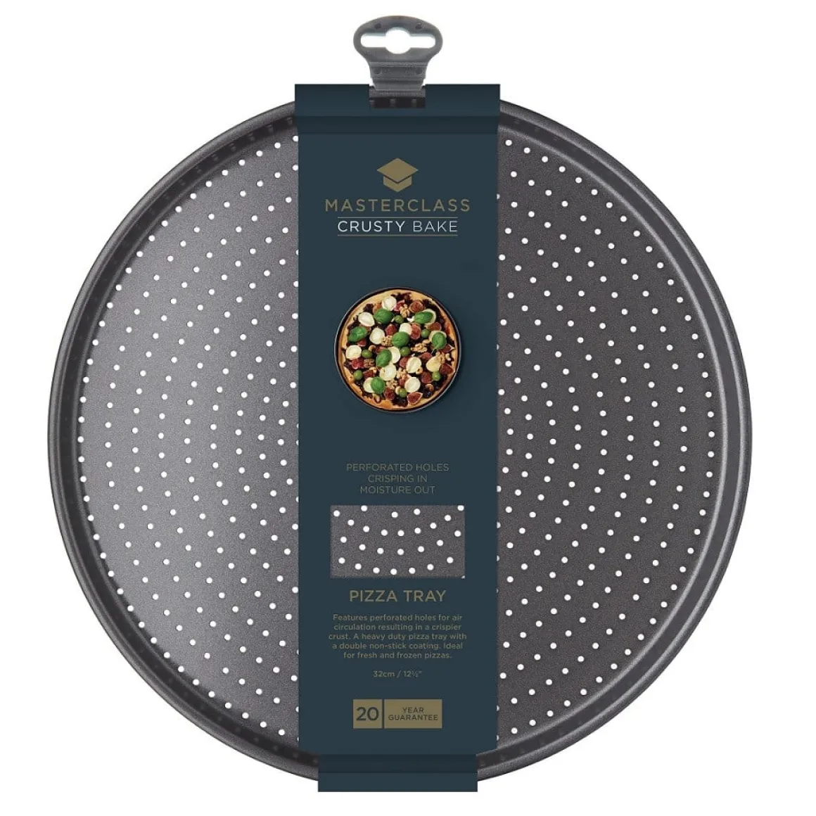 Kitchen Craft Pizza Blik Geperforeerd Ø32cm