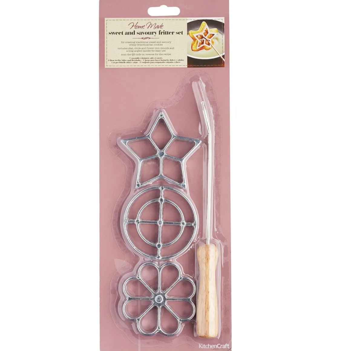 Kitchen Craft Rozet Mallen IJzer Set/3