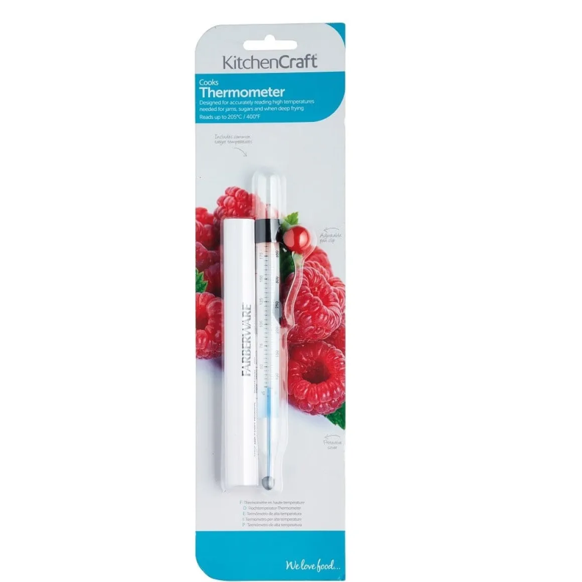 Kitchen Craft Thermometer Glas tot 205°C