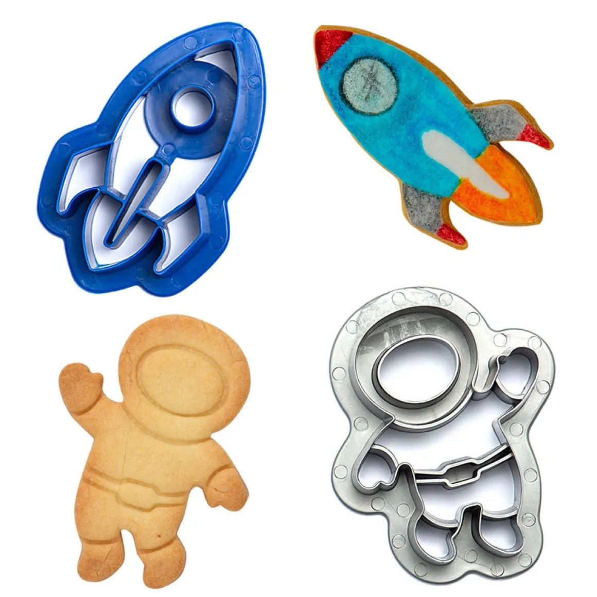 Koekjes Uitsteker Astronaut en Raket
