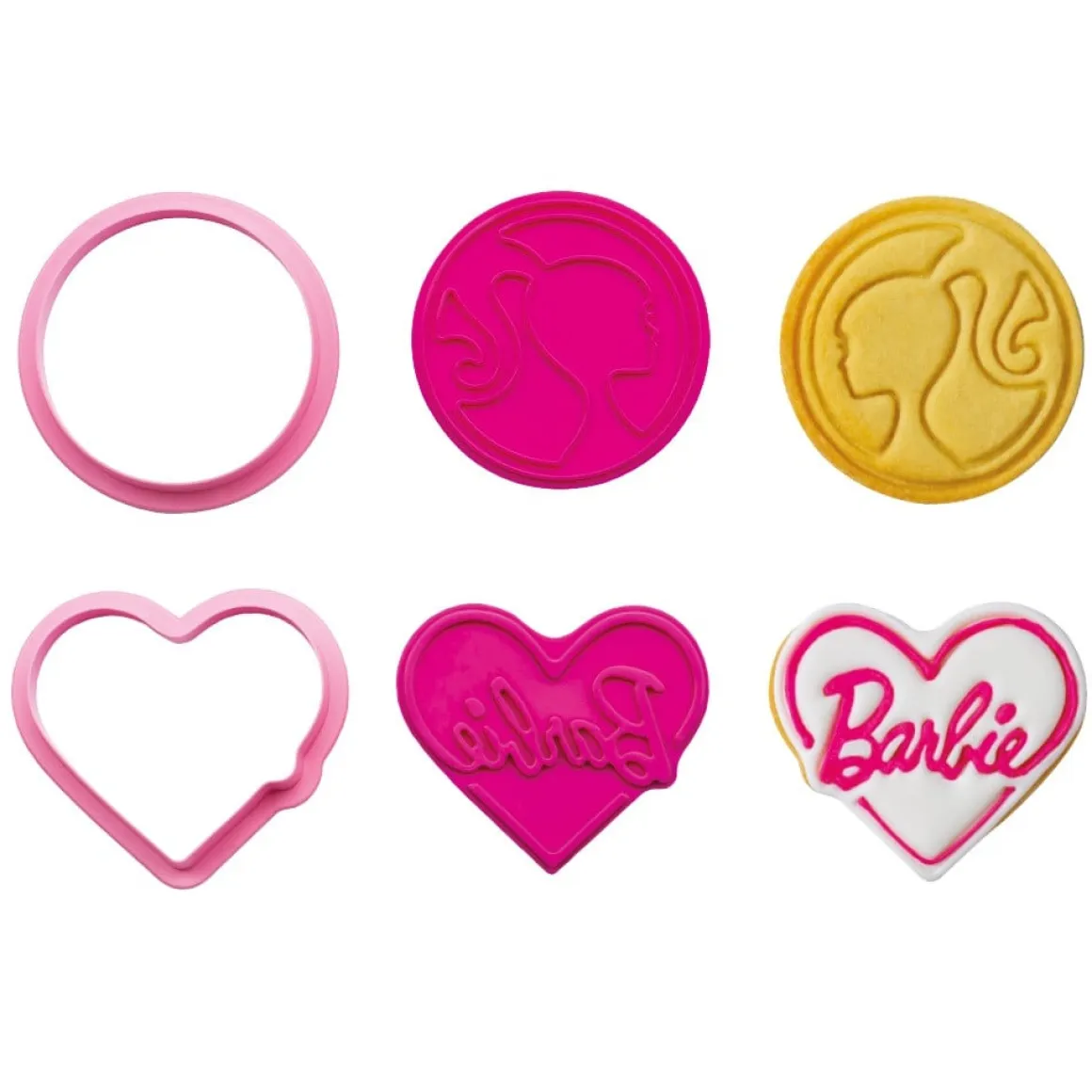Koekjes Uitsteker Barbie 2-delig