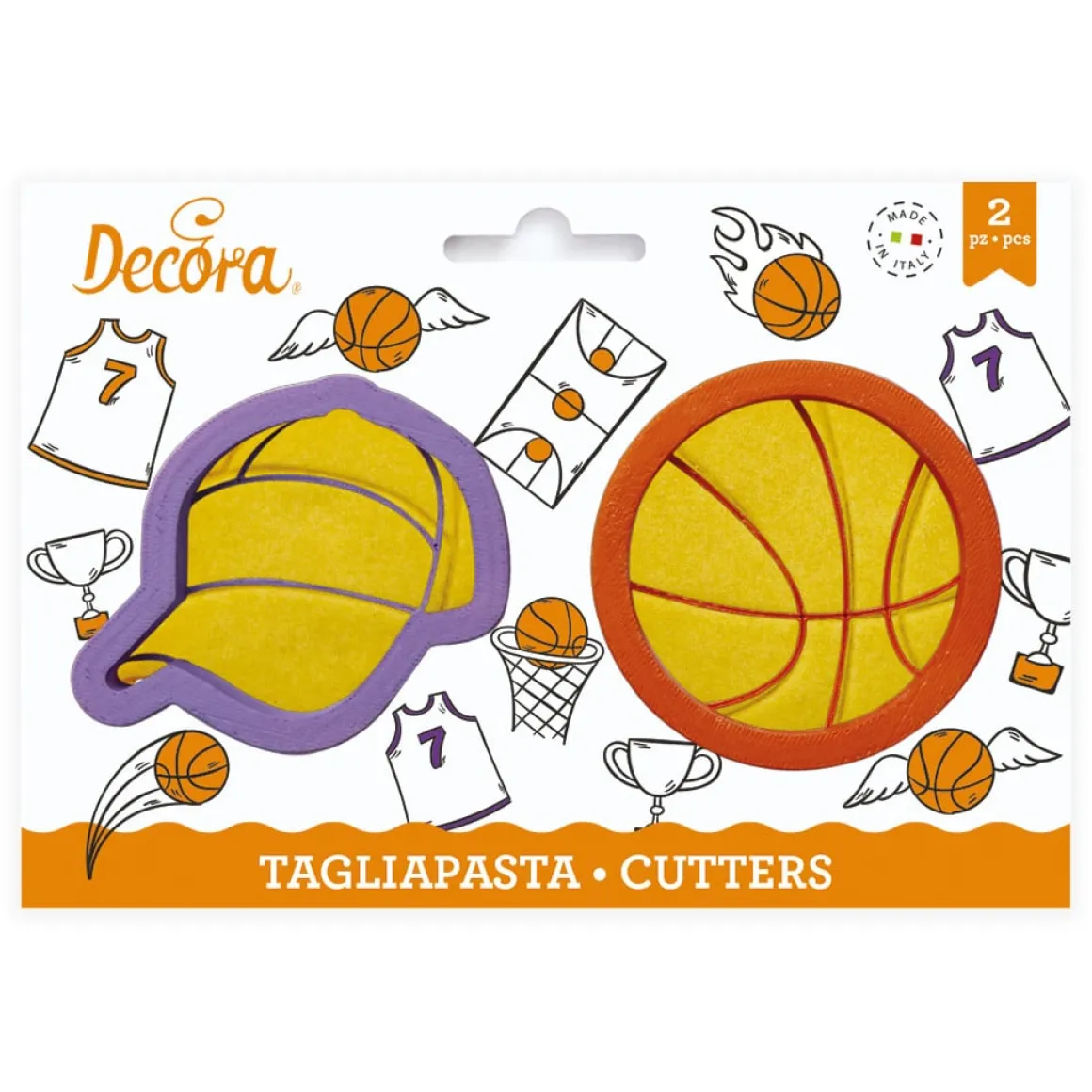 Koekjes Uitsteker Basketbal en Pet
