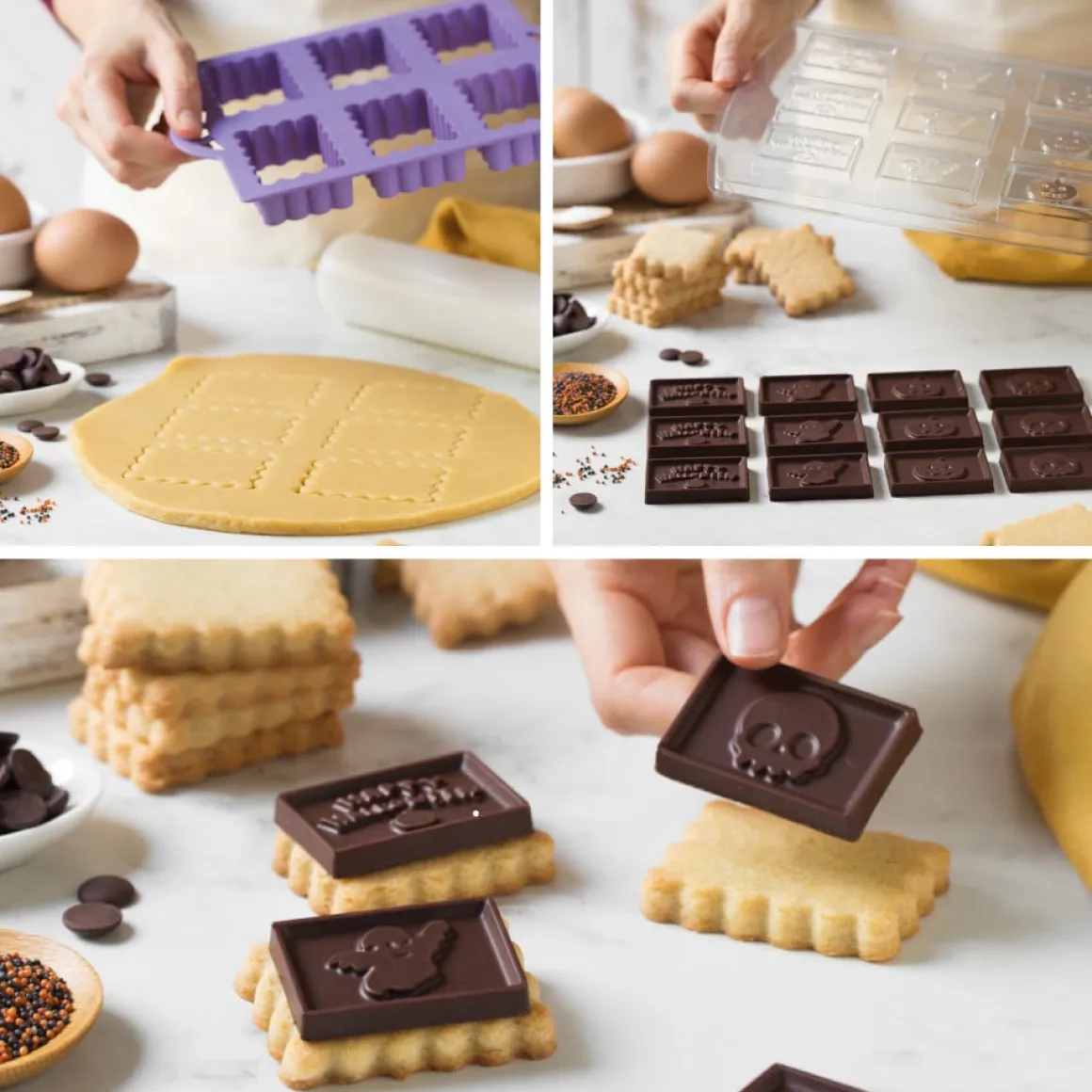 Koekjes Uitsteker & Mold Halloween Set 2-delig