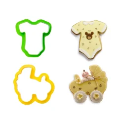 Koekjes Uitsteker Romper en Kinderwagen**