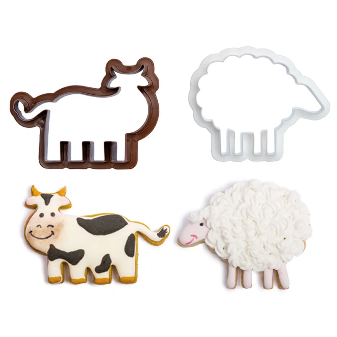 Koekjes Uitstekers Boerderijdieren Set/4**