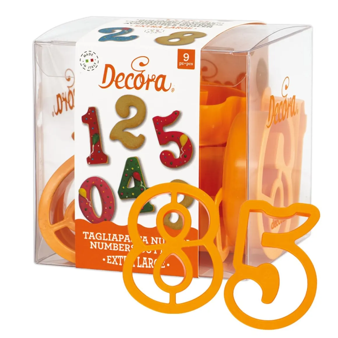 Koekjes Uitstekers Cijfers Groot Set/9
