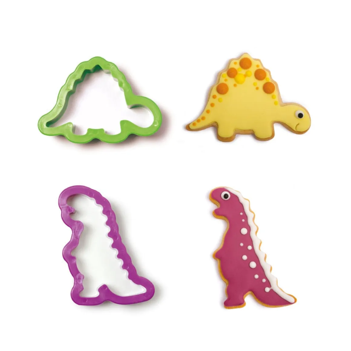 Koekjes Uitsteker Set Dino 2-delig**
