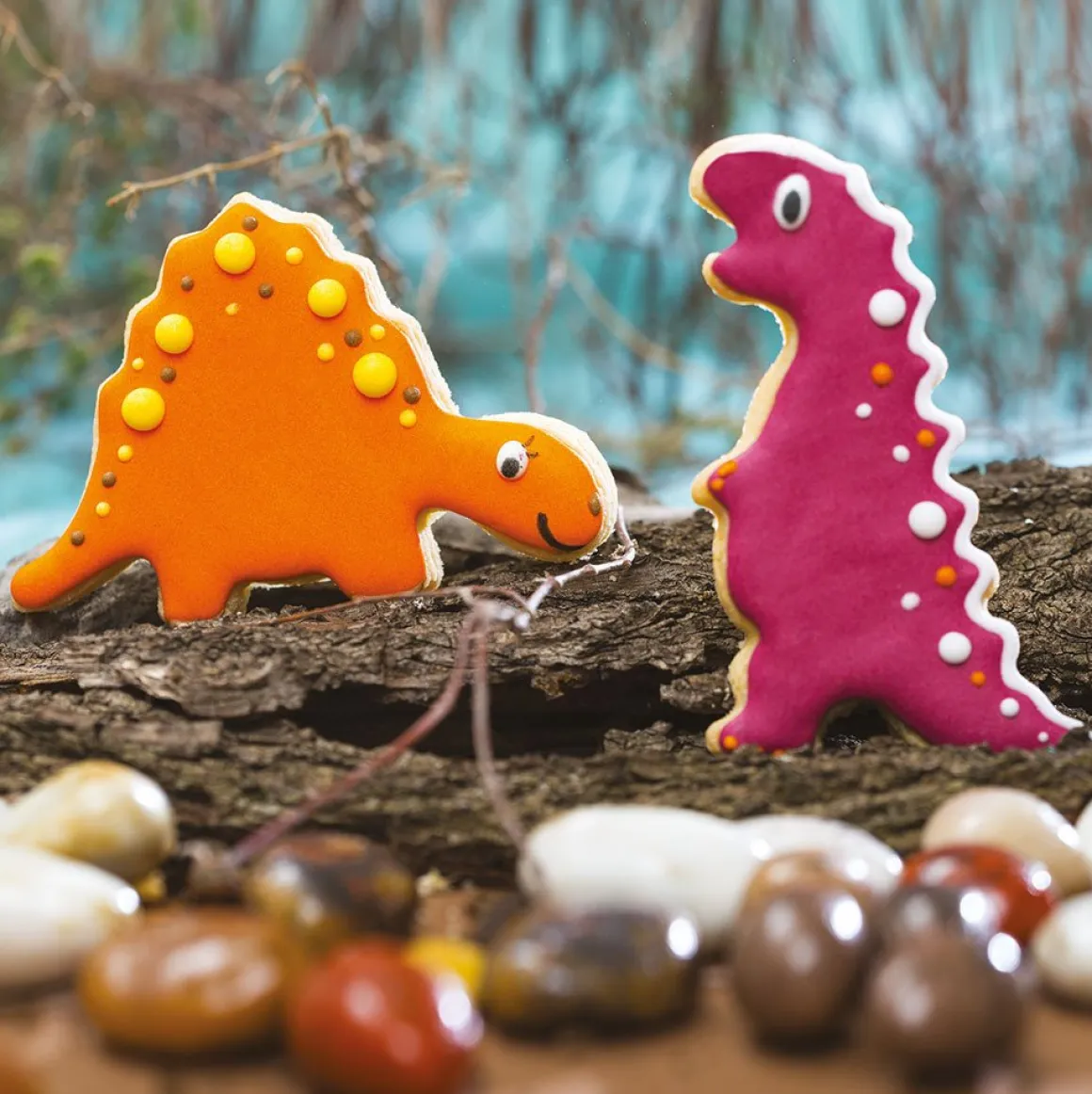 Koekjes Uitsteker Set Dino 2-delig**
