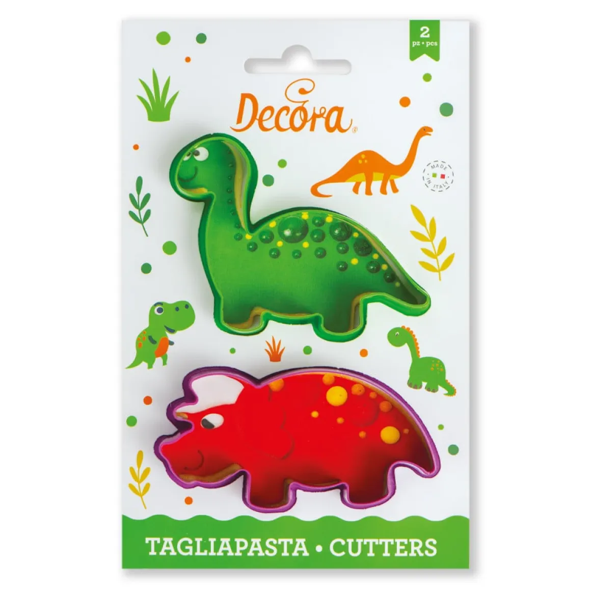 Koekjes Uitsteker Set Dino's 2-delig