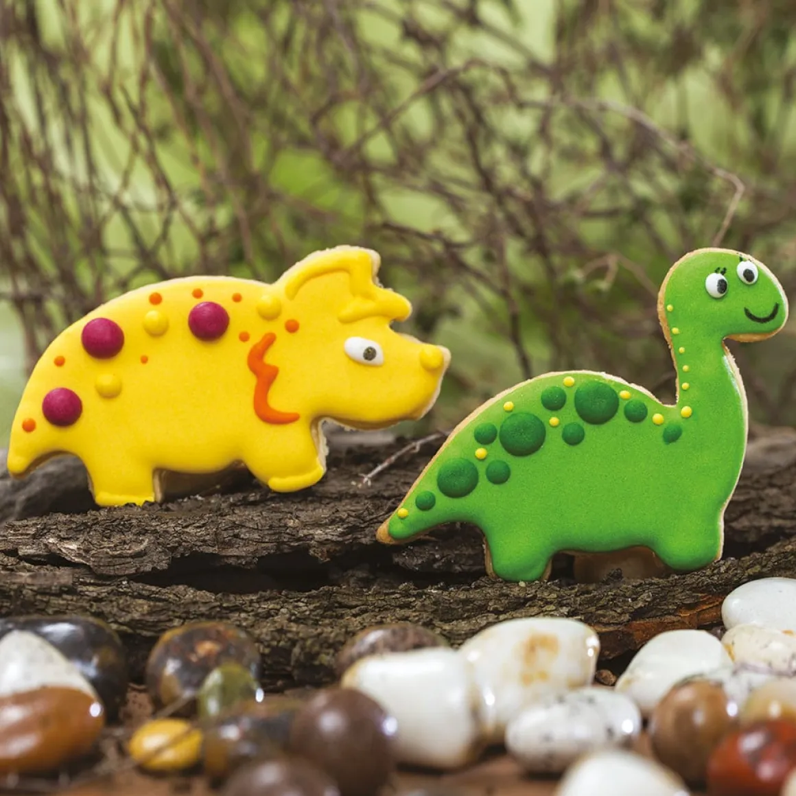 Koekjes Uitsteker Set Dino's 2-delig