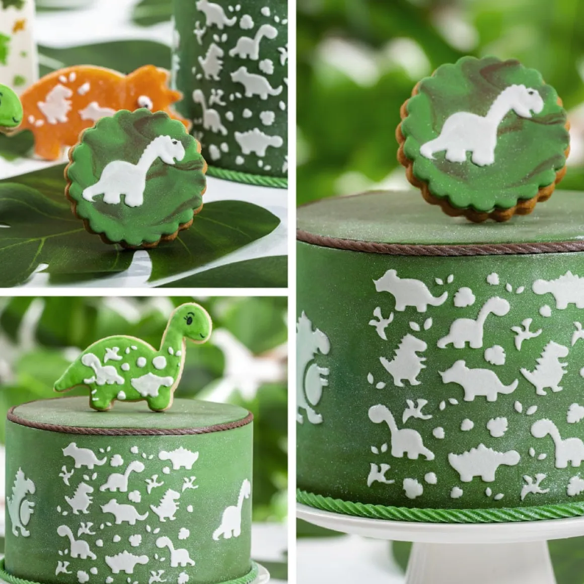 Koekjes Uitsteker Set Dino's 2-delig
