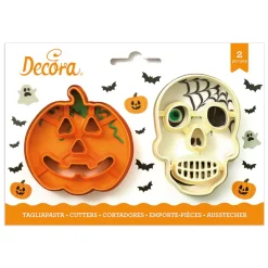 Koekjes Uitsteker Set Doodshoofd & Pompoen Halloween