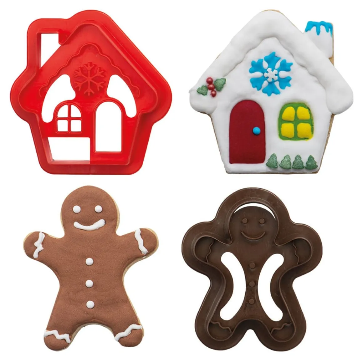 Koekjes Uitstekerset Gingerbread & Huisje