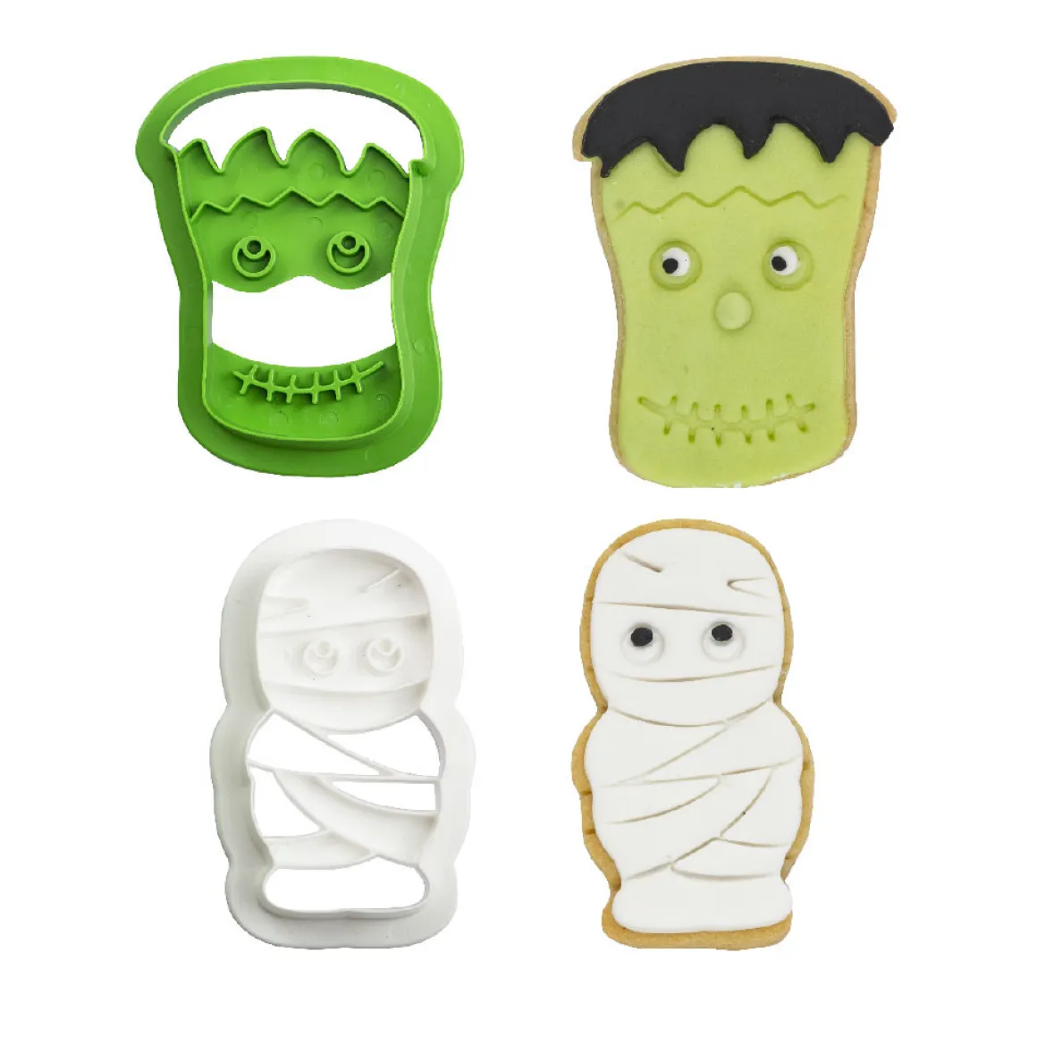 Koekjes Uitsteker Set Halloween Monsters 2-delig