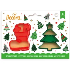Koekjes Uitstekerset Kerstboom & Laars