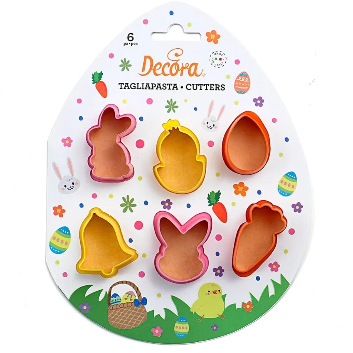 Koekjes Uitstekerset Pasen Mini Figuren Set/6