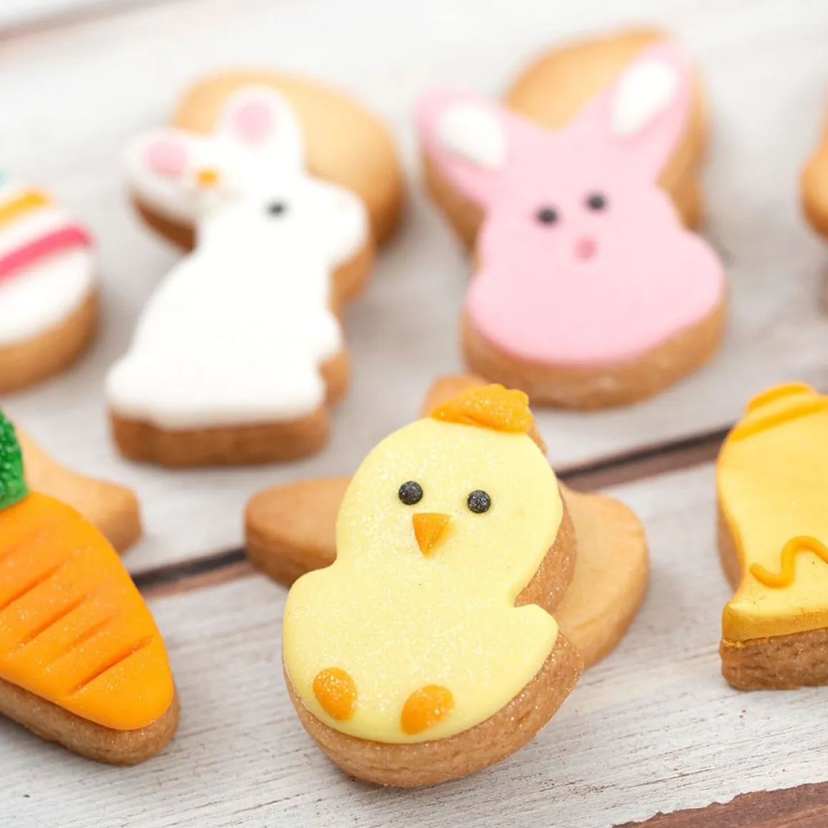Koekjes Uitstekerset Pasen Mini Figuren Set/6