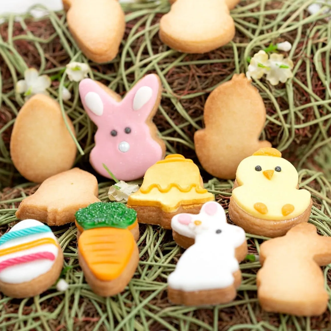 Koekjes Uitstekerset Pasen Mini Figuren Set/6