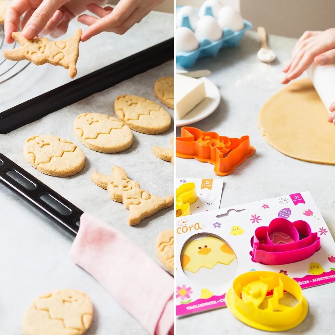 Koekjes Uitstekers Paashaas en Ei