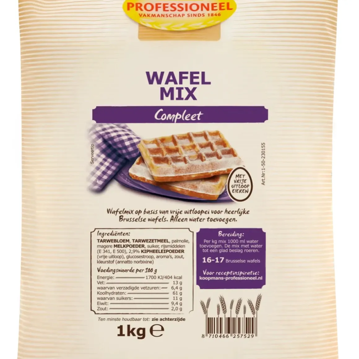Koopmans Prof. Wafelmix 1kg